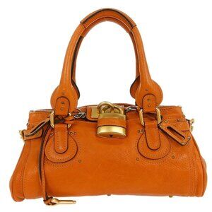Chloe Orange Paddington Medium Handbag